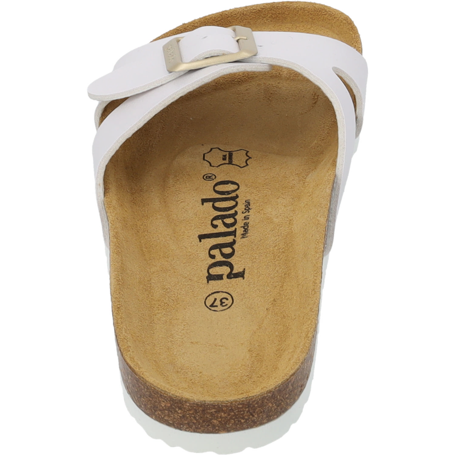 Palado Tinos Metallic, Pantoletten, Damen, Weiß