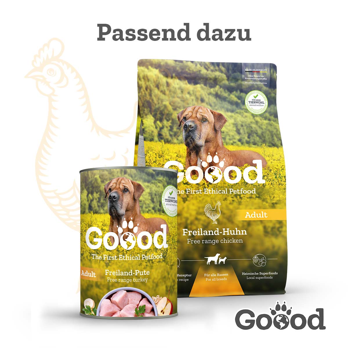 Goood Soft Gooodies Freiland-Huhn 100g kaufen bei ZooRoyal