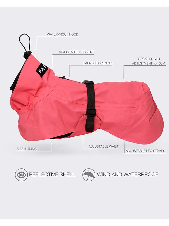 Paikka Visibility-Hunderegenmantel in Pink günstig kaufen