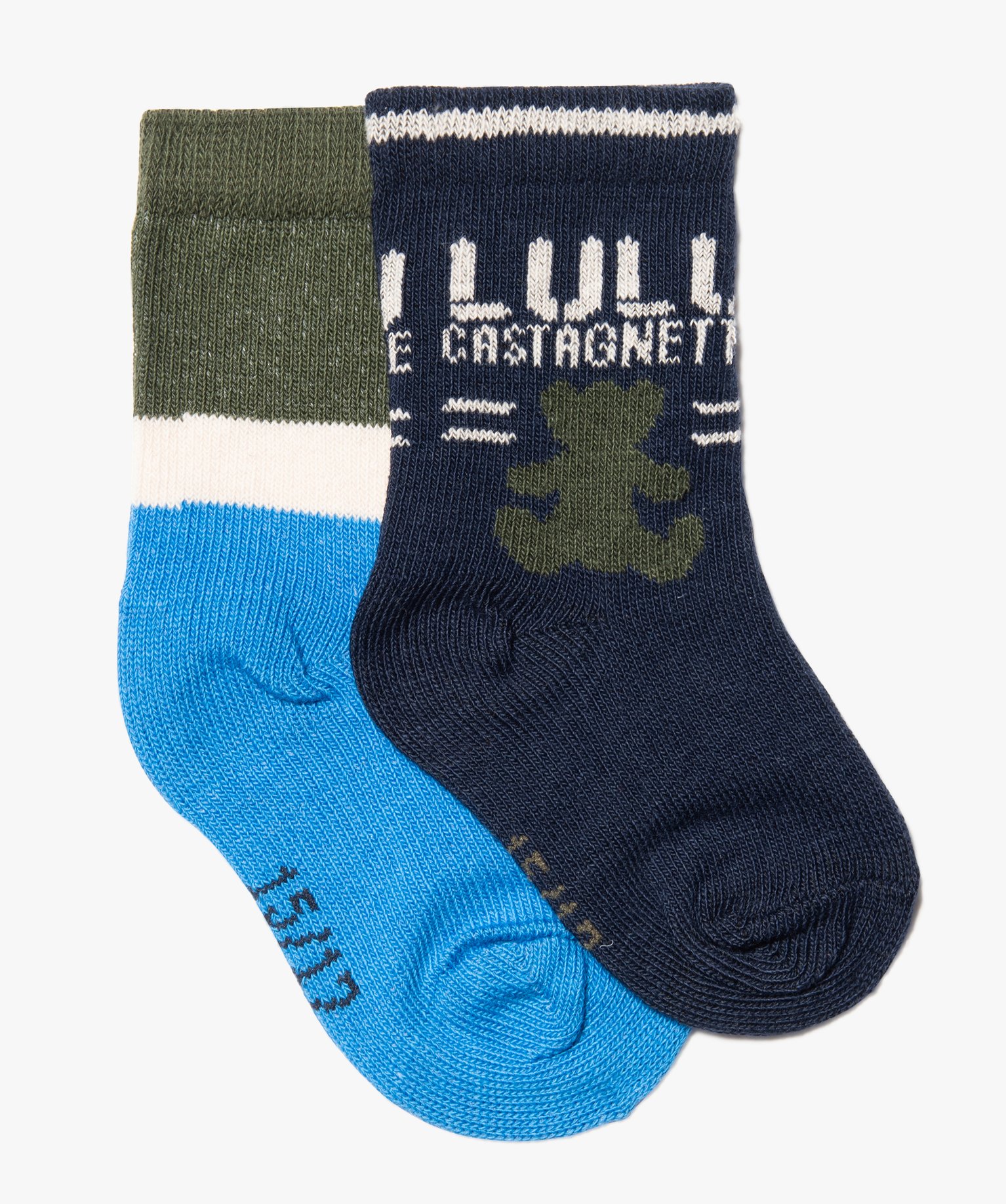 Chaussettes bébé Garçon imprimé - LuluCastagnette (lot d... marine | GEMO