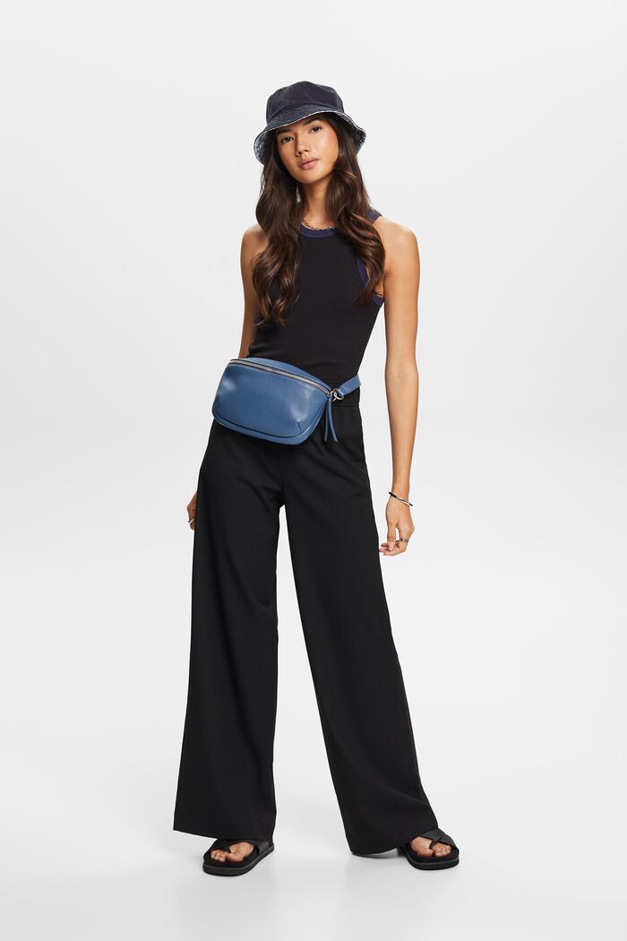 Geripptes Jersey-Tanktop, Stretchbaumwolle
