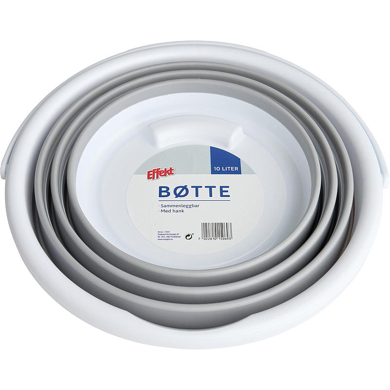 Effekt Bøtte 10 l, sammenleggbar, Effekt