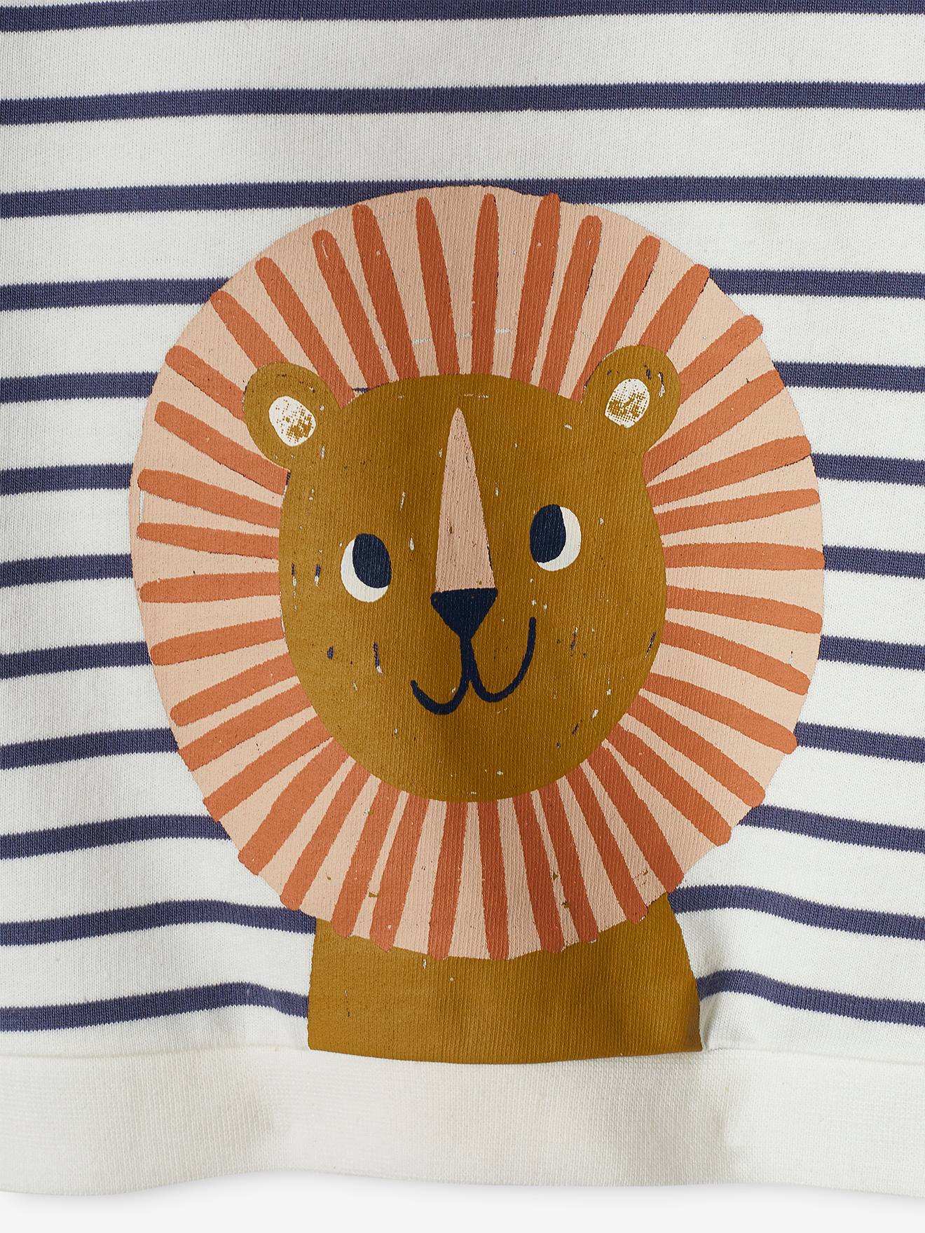 Vertbaudet Baby Sweatshirt, Streifen Oeko-Tex - grün gestreift