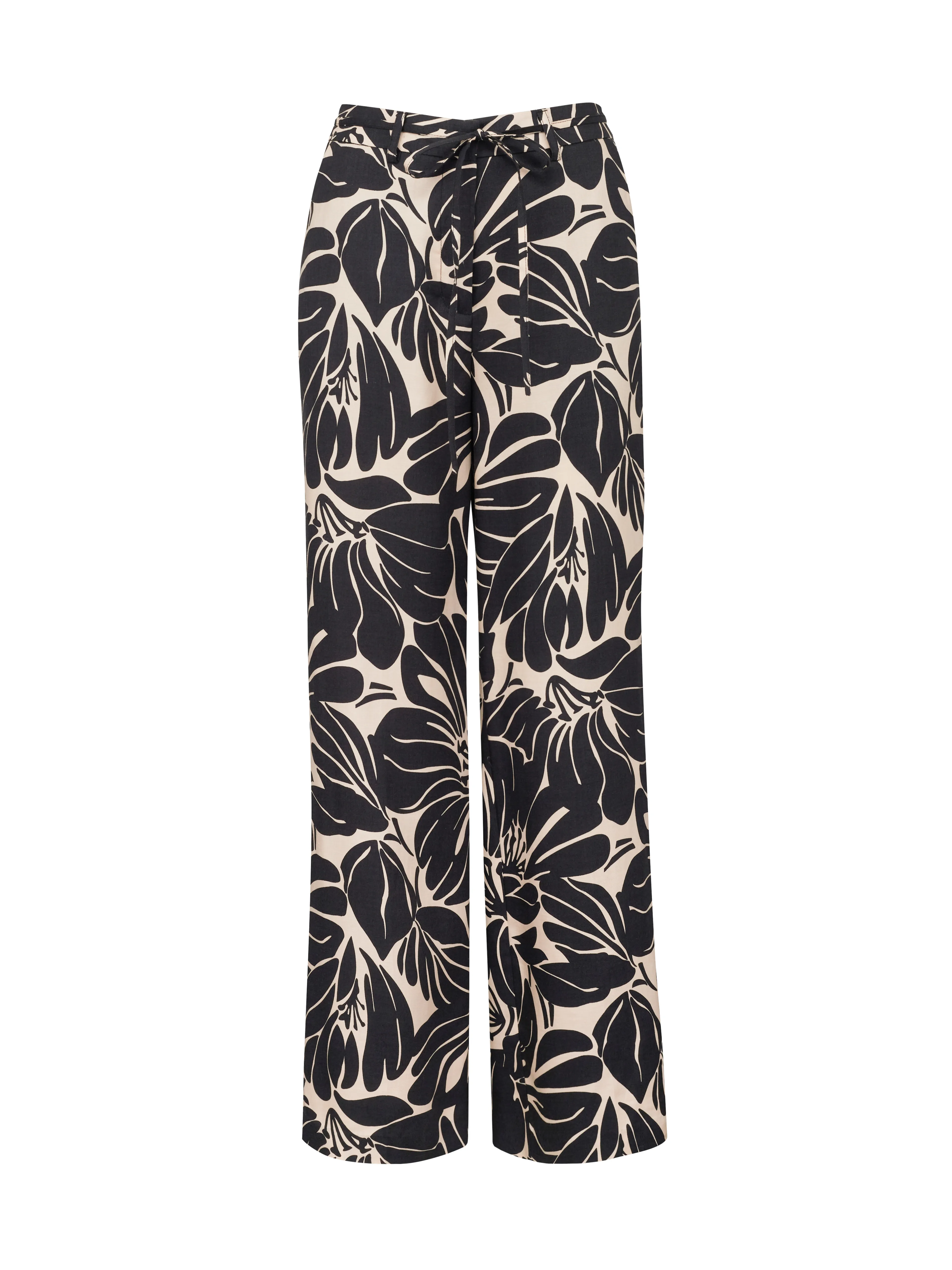 Gemusterte schwarze Damenhose ORSAY