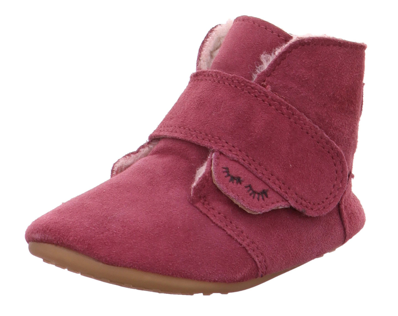 PAPAGENO - Pink Hausschuh mit Klettverschluss
