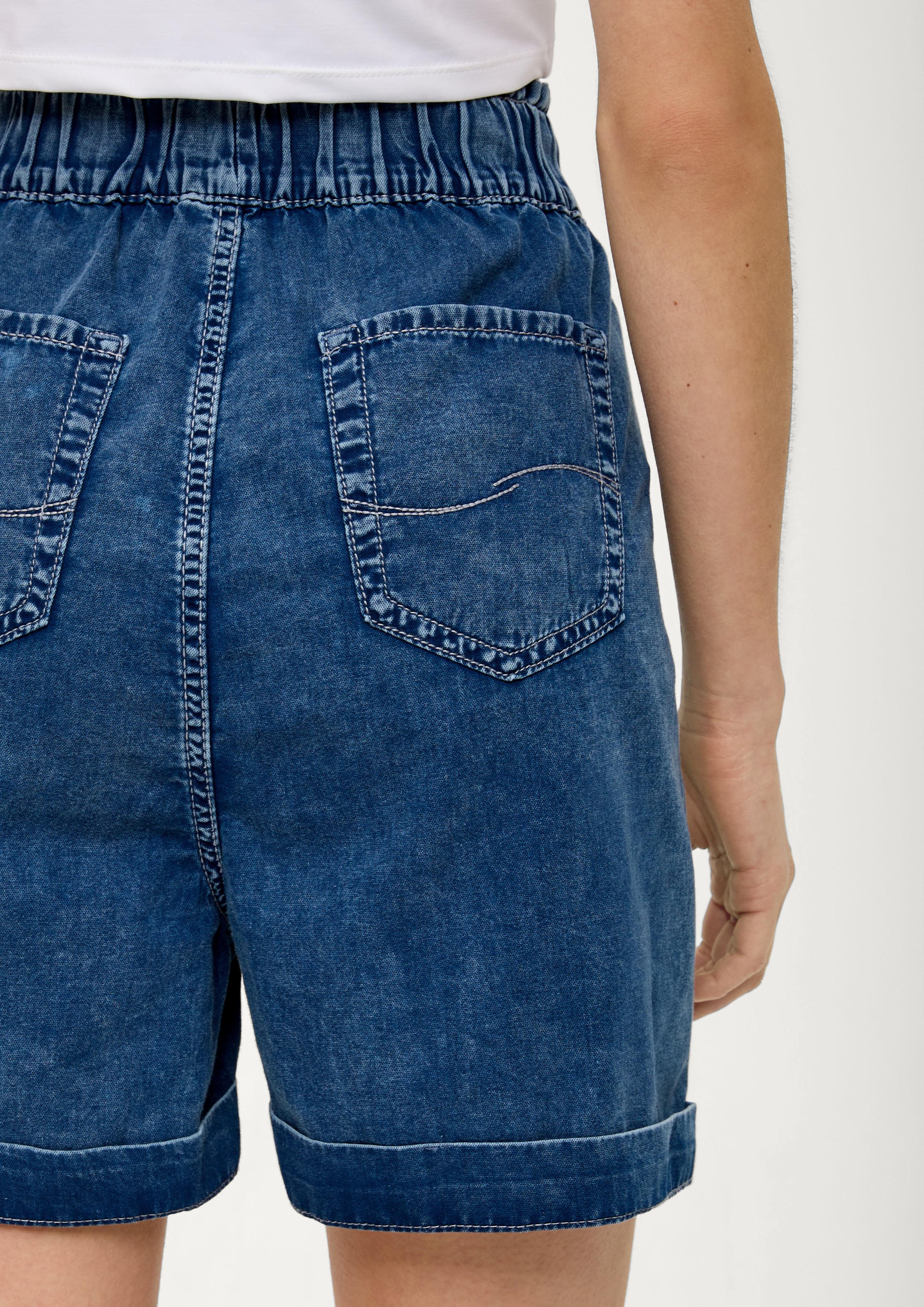 Jeans-Shorts Paper Bag / Relaxed Fit / High Rise / Semi Wide Leg  2131252-55Y2