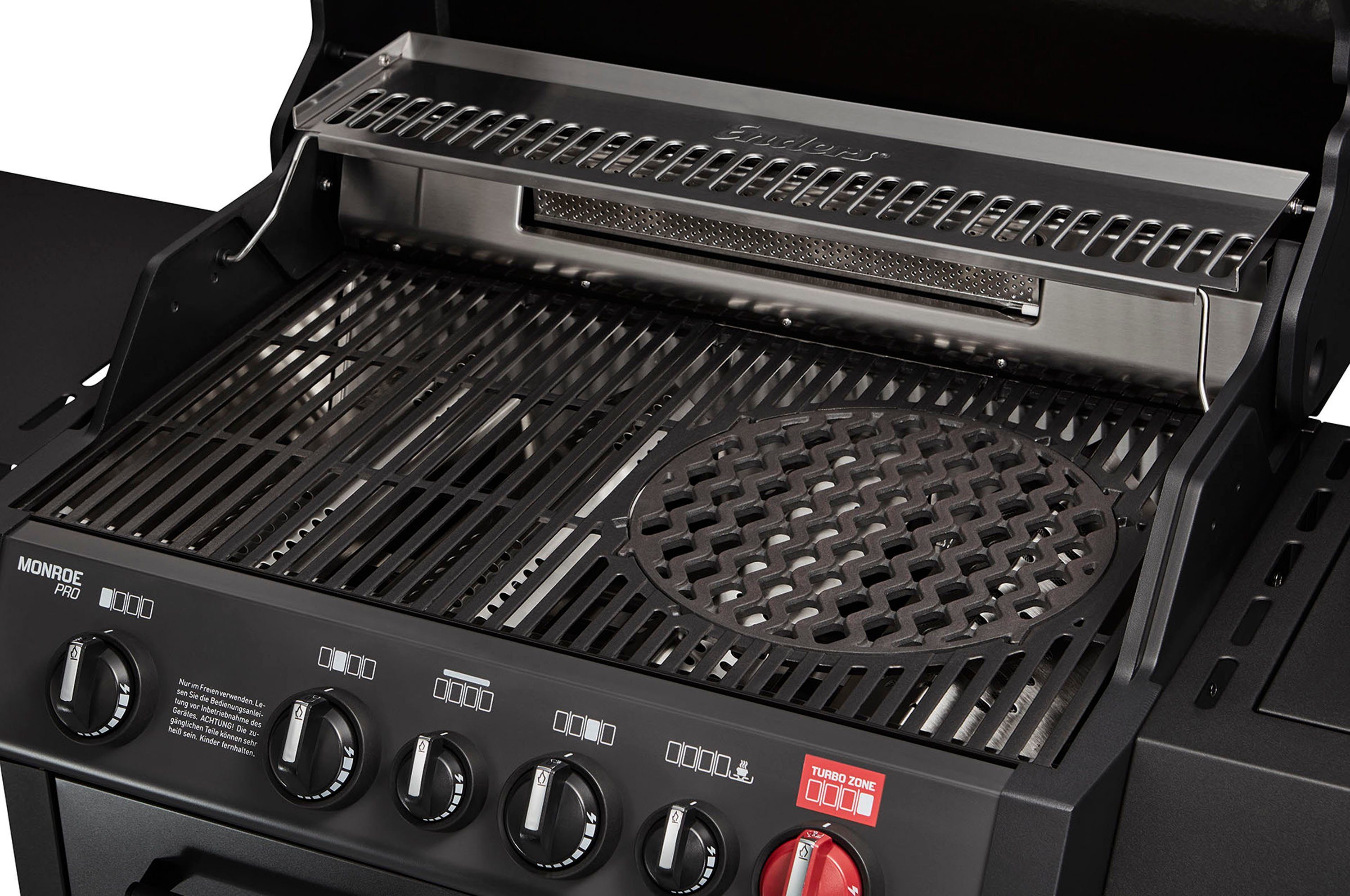 Enders® Gasgrill Monroe Pro 4 SIK Turbo Shadow, BxH: 153,5x118,5 cm