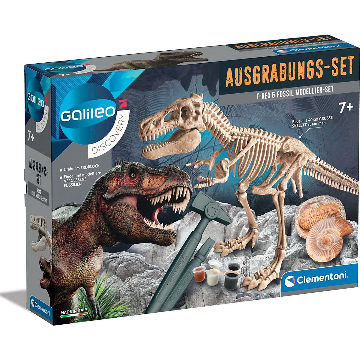 Galileo Discovery - Ausgrabungs-Set T-Rex & Fossil Modellier-Set