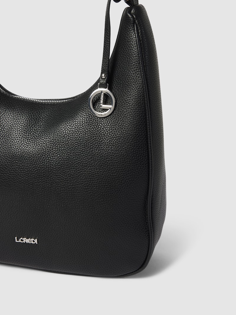 Handtasche in Leder-Optik Modell 'Josa' in schwarz