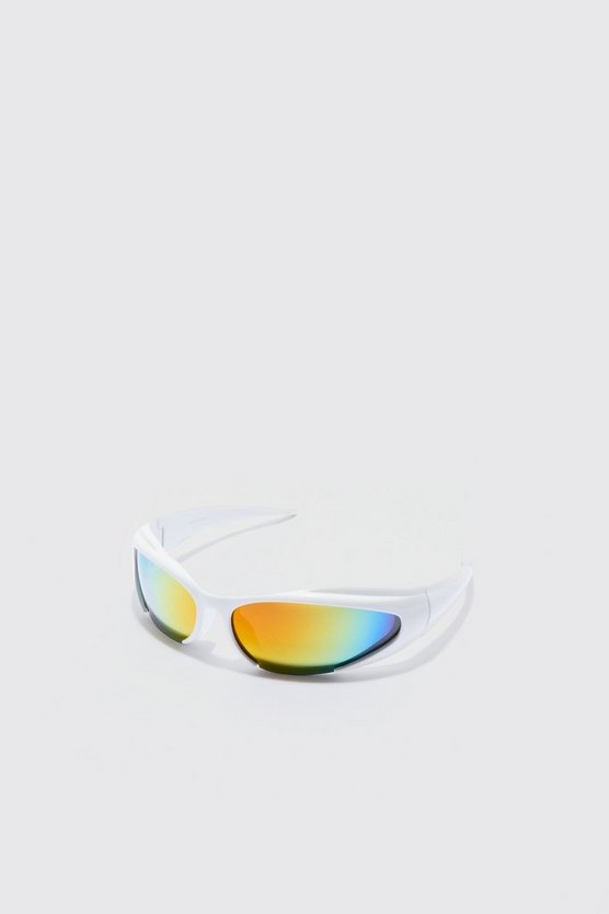 Verspiegelte Racer-Sonnenbrille