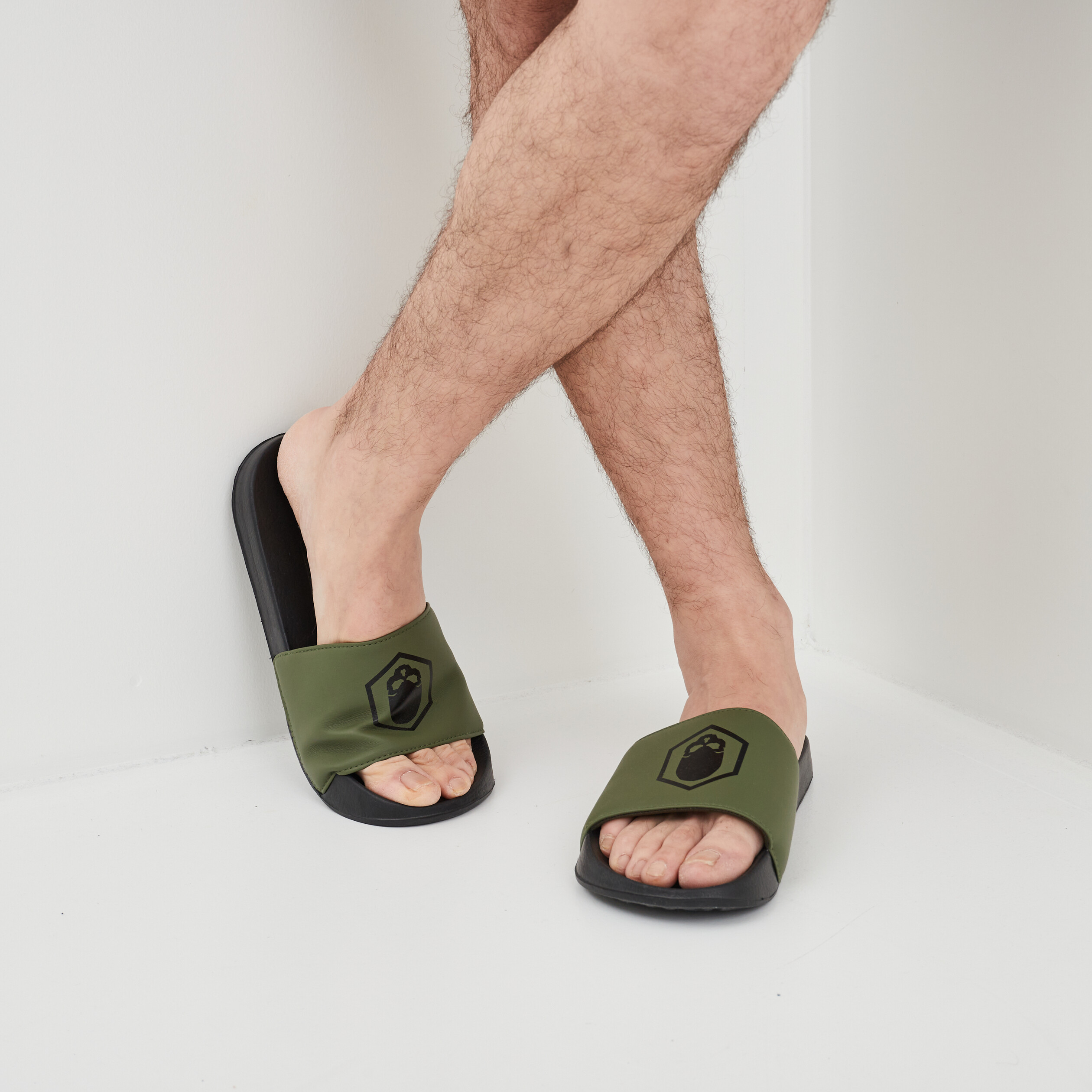 Mules Call of Duty vert kaki homme | La Halle