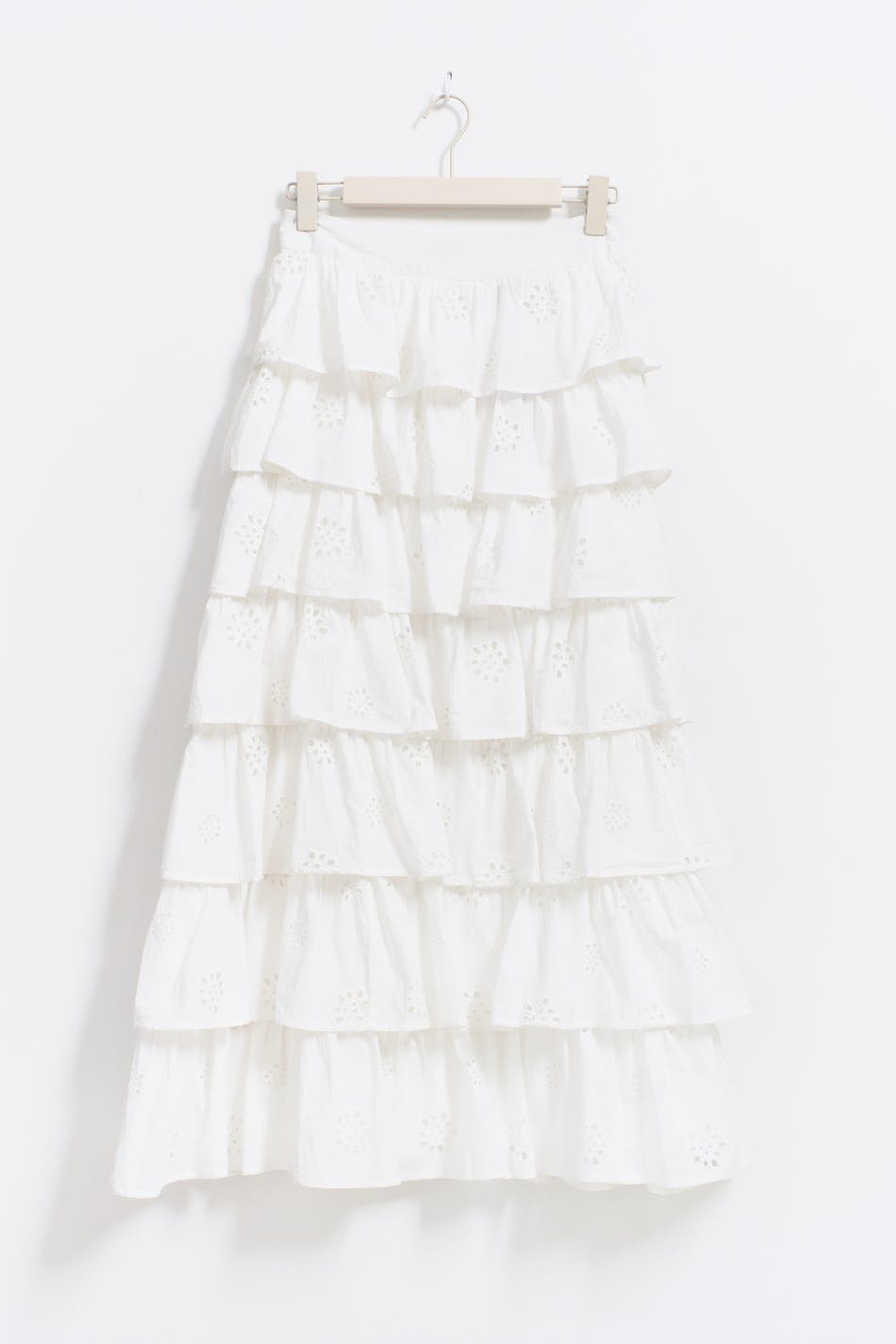 Embroderie maxi skirt