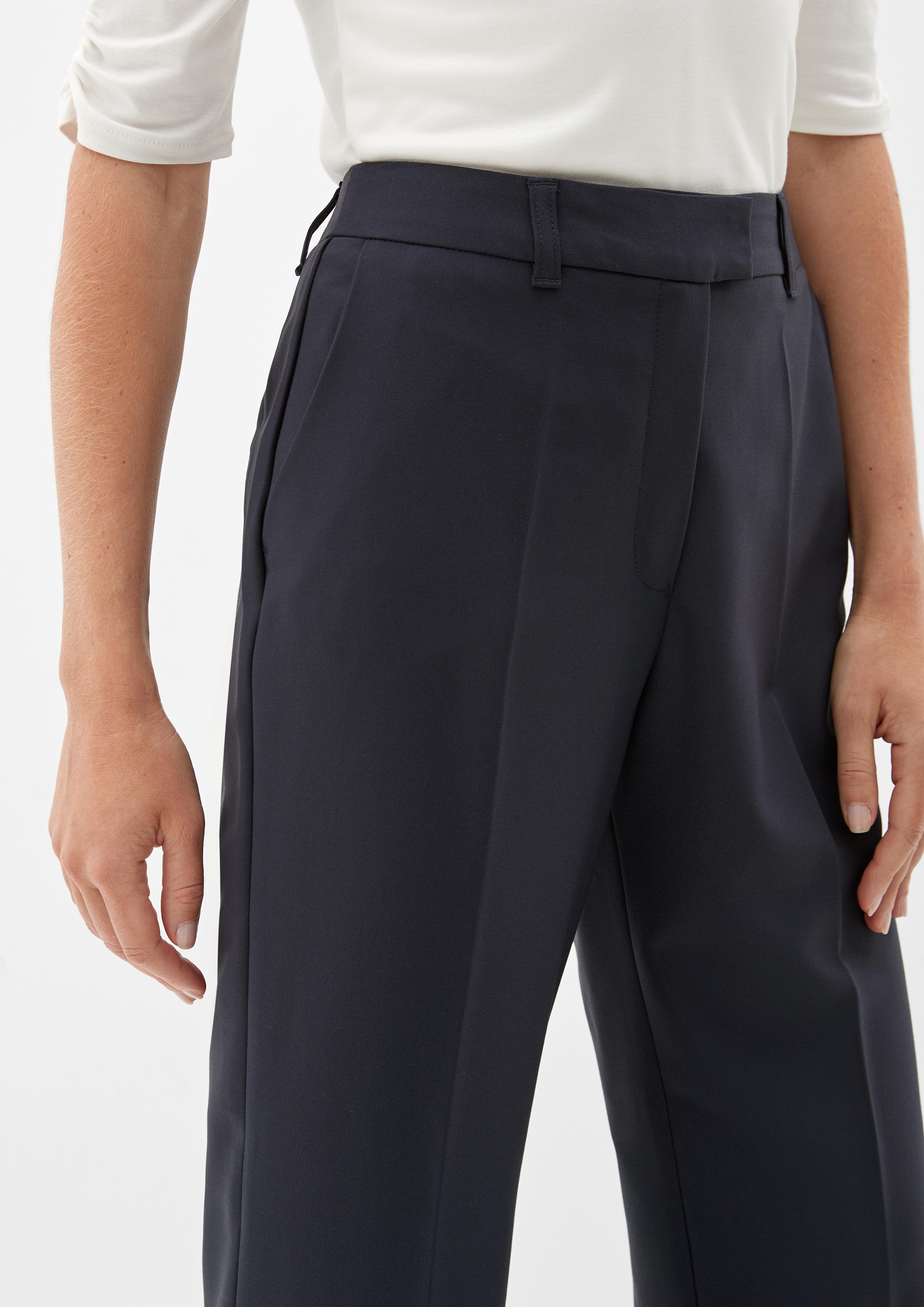 Regular: Hose aus Viskosecrêpe  2121863-5959