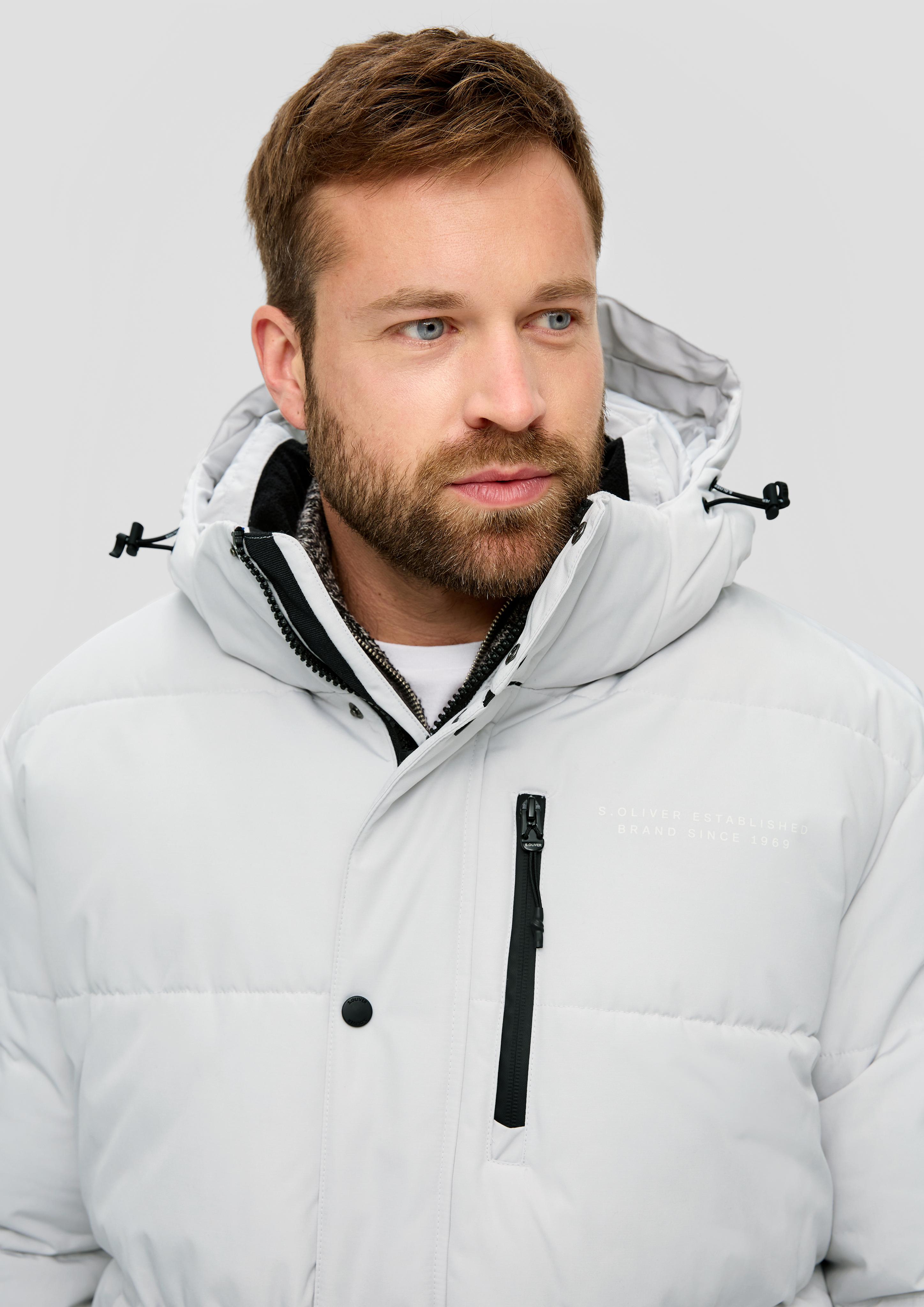 Steppjacke mit Schriftprint-Detail  2137167-9016