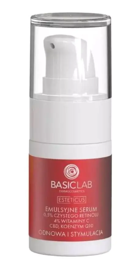 Basiclab Esteticus 0,5% Retinol 4% Hvid C Emulsionsserum 15ml