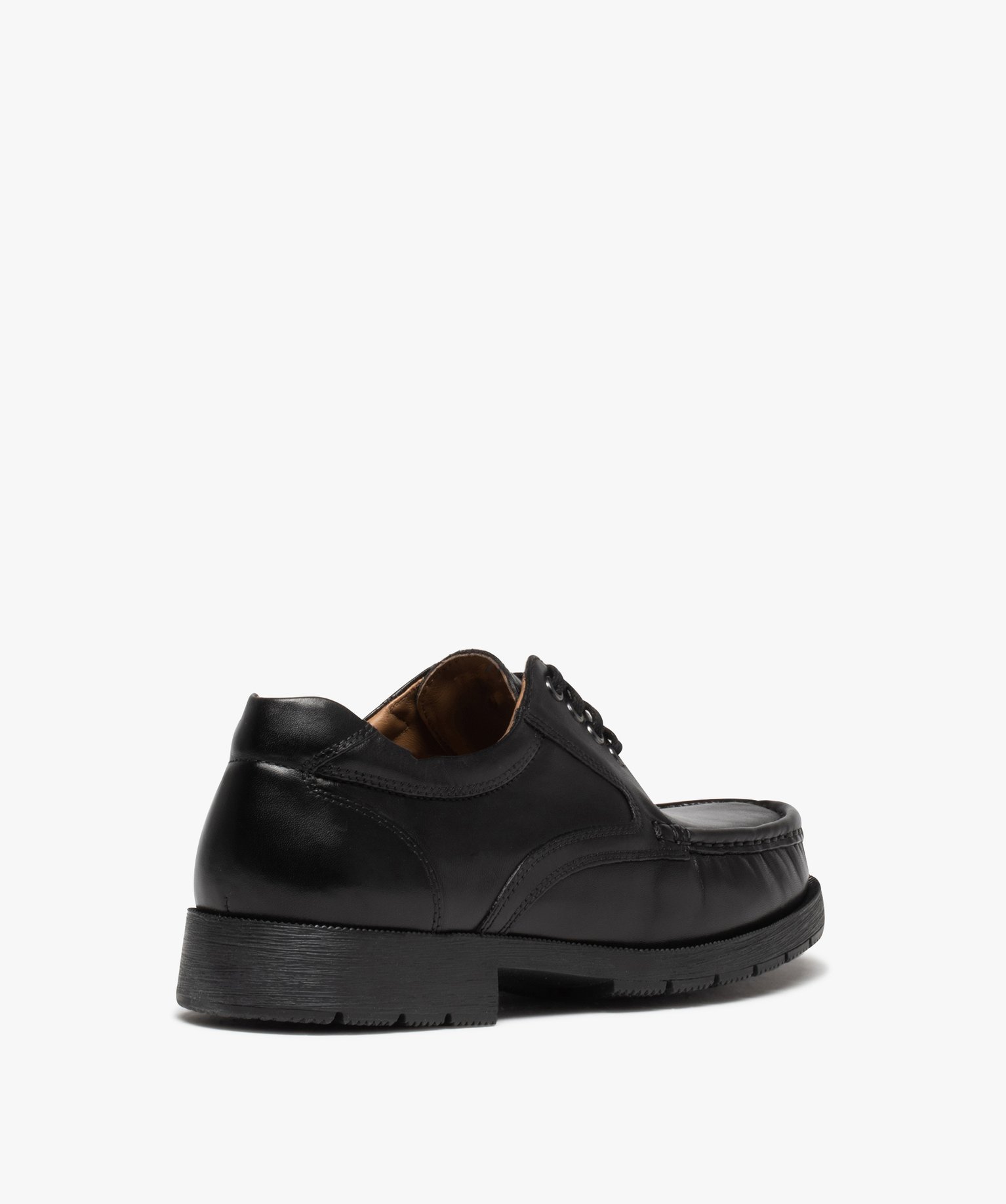 Derbies homme dessus en cuir uni avec lacets plats - Pierre ... noir | GEMO