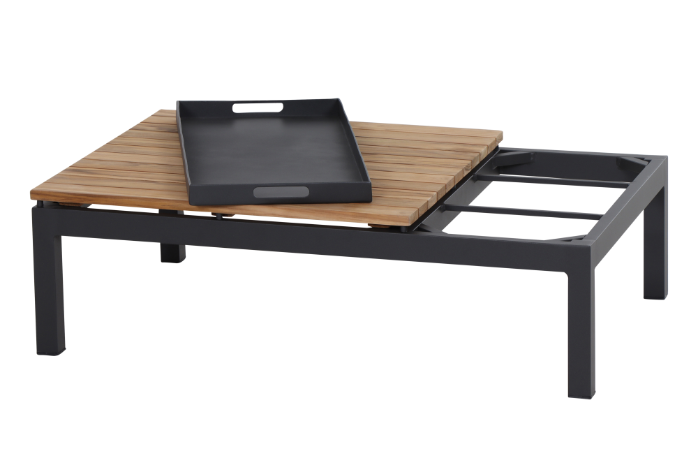 Loungetisch mit Tablett Alvida