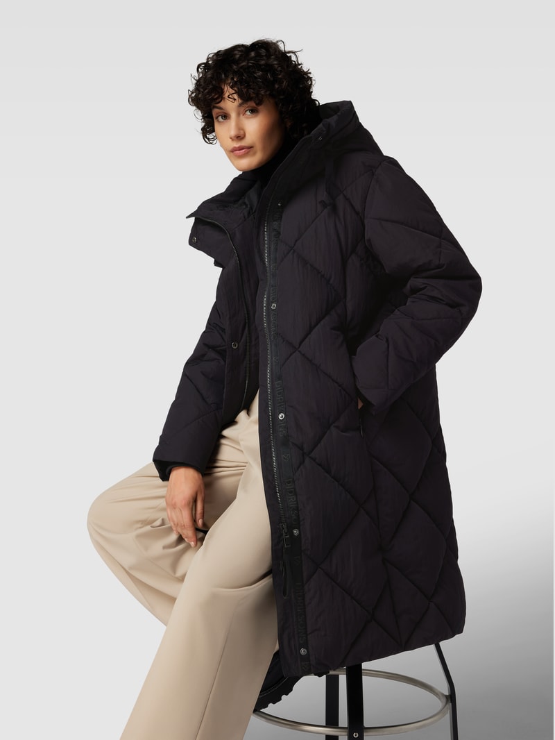 Parka mit Kapuze Modell 'TORUN' in schwarz
