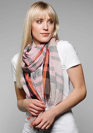 FRAAS Stola in Viskosemischung mit FRAAS Plaid Karo