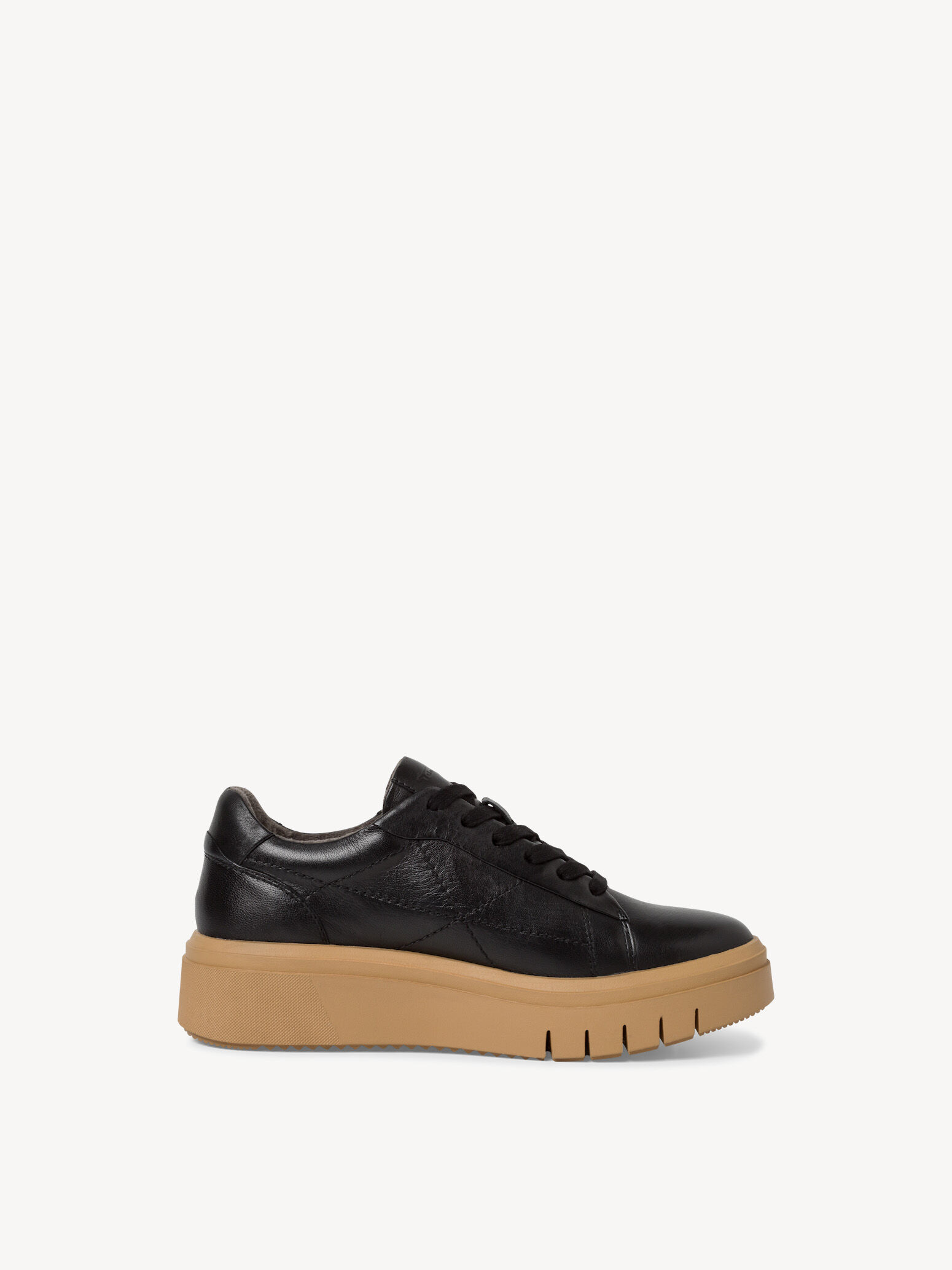 Basket en cuir - noir