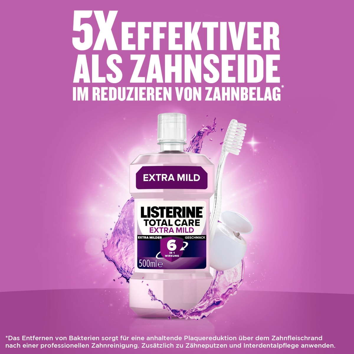 Mundspülung Total Care  Extra Mild, 500 ml