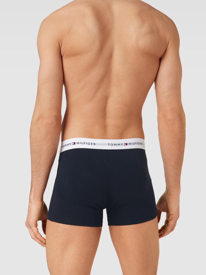 Trunks mit Label-Details im 3er-Pack in weiß