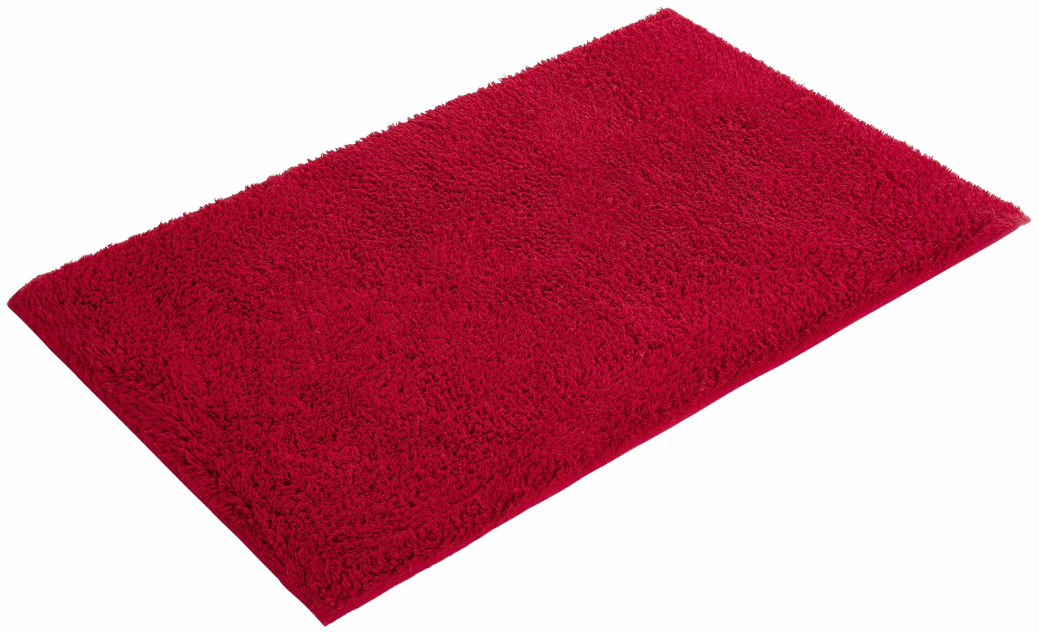 Badematte Maren Home affaire, Höhe 15 mm, rutschhemmend beschichtet, fußbodenheizungsgeeignet, Baumwolle (Bio-Baumwolle), quadratisch, Bio-Baumwolle, Badteppich, Badematten auch als 3 teiliges Set