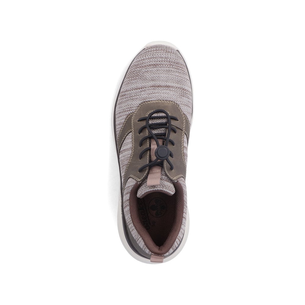 Rieker Herren Slipper silbergrau