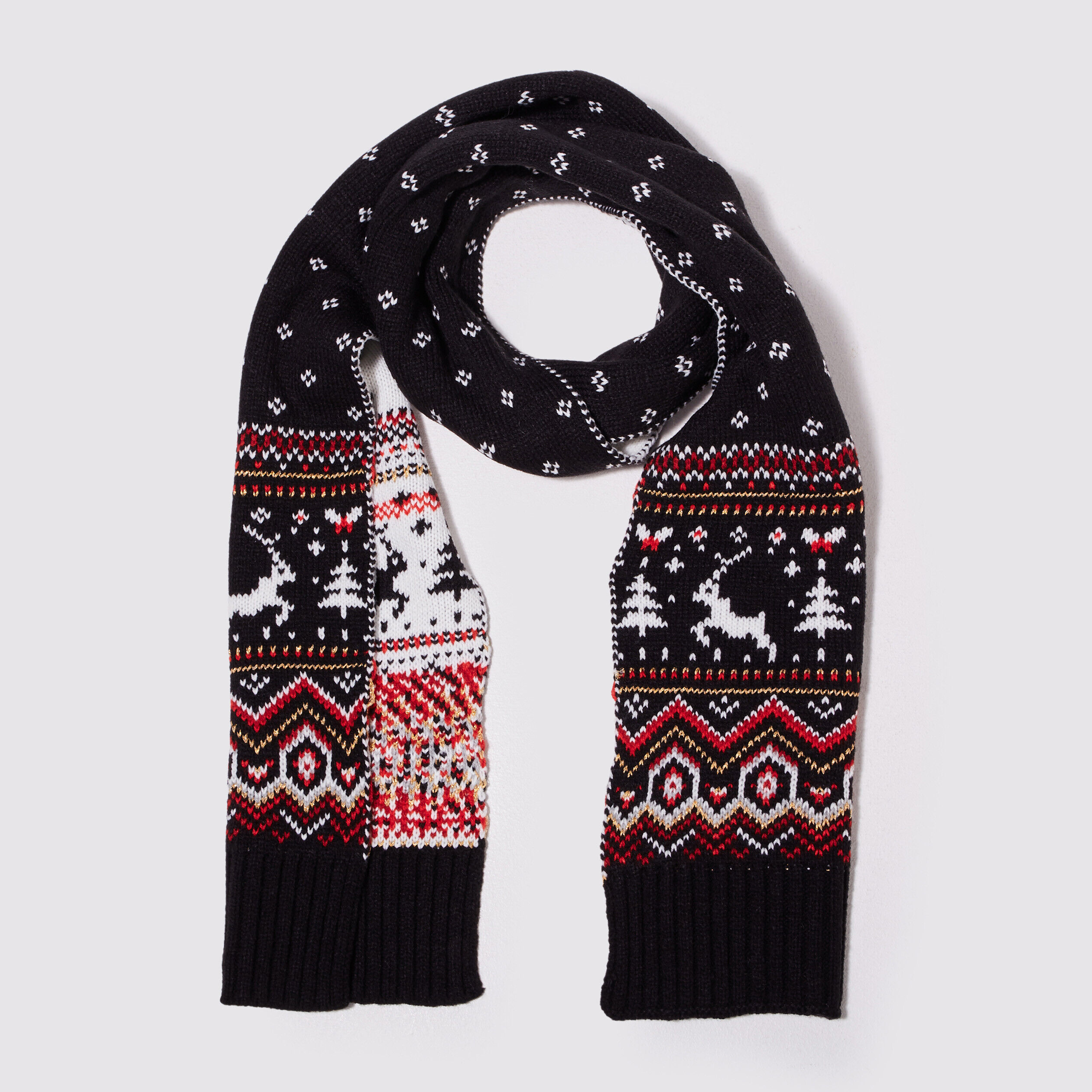 Ensemble bonnet et écharpe noir femme | Cache Cache
