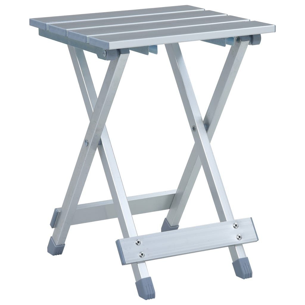 vidaXL Gartentisch Campinghocker Aluminium 28 x 26 x 39 cm
