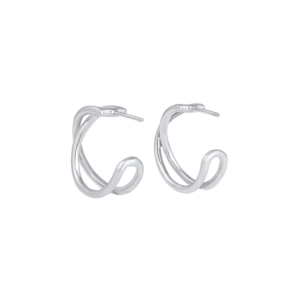 Elli Elli Boucles d'Oreilles Boucles d'oreilles Femme - (925/1000) Argent Boucles d'oreilles