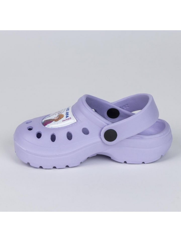 Disney Disney Frozen Clogs Rutschfeste Sandalen für Kinder mit Elsa in Lila günstig kaufen