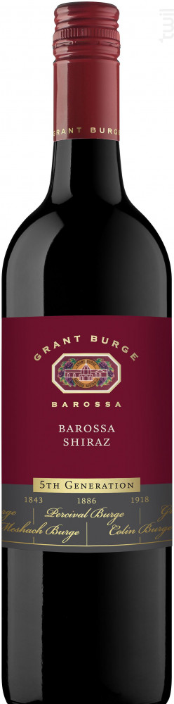 5th generation - shiraz Grant Burge Vin Rouge●AOC de South Australia 2018 75cl