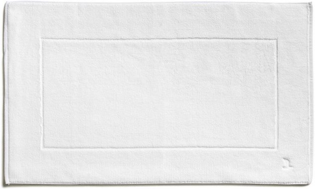 Badematte Essentail/Superwuschel Möve, Höhe 8 mm, beidseitig nutzbar, fußbodenheizungsgeeignet, Baumwolle, quadratisch
