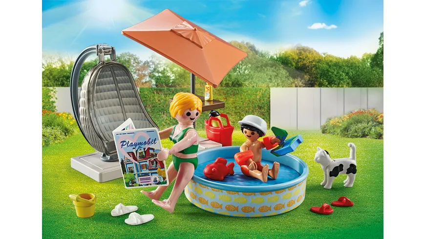 PLAYMOBIL 71476 - my Life - Planschspaß zu Hause
