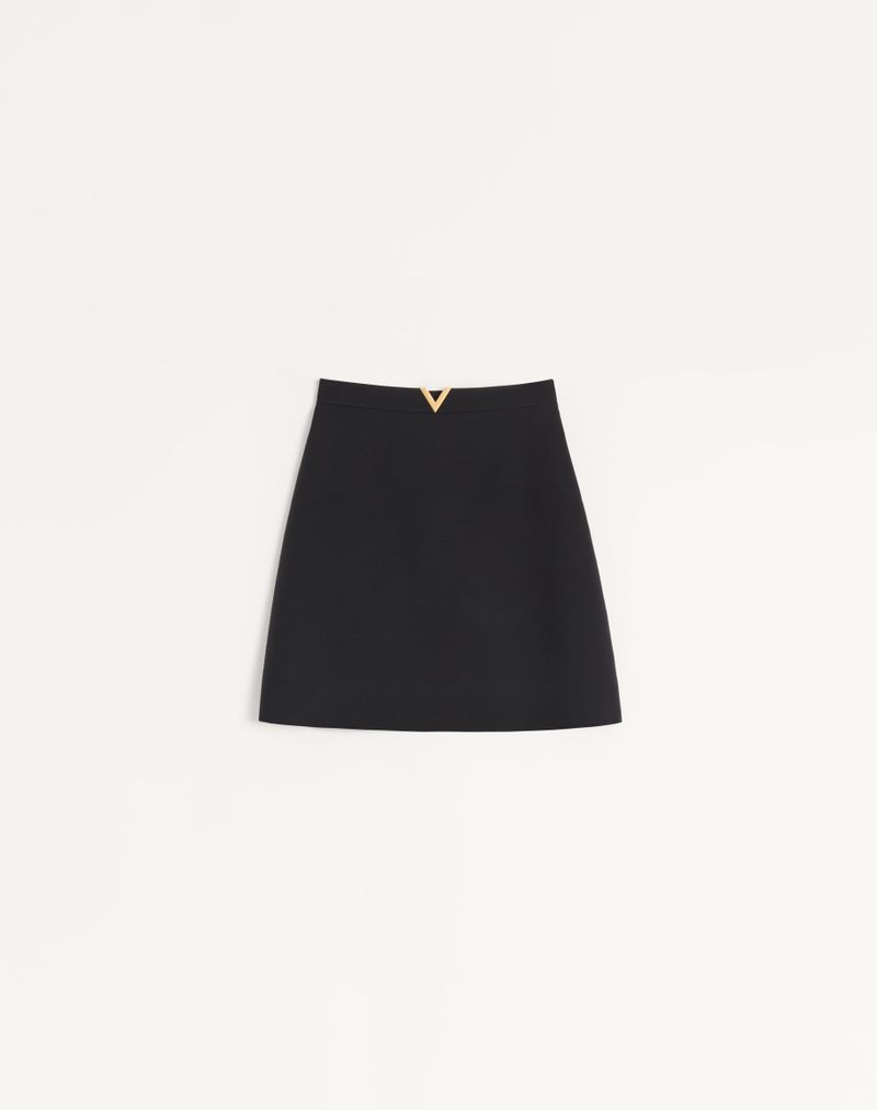 Korte crêpe couture rok