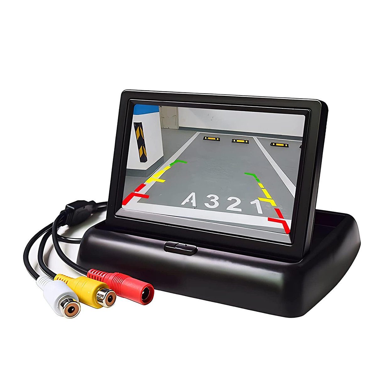 Yoyaxi 4,3-Zoll-TFT-LCD-Autofarbrückfahrkamera, hochauflösend Rückfahrkamera (Passend für SUVs, Vans, Autos, Lastwagen, praktisch und vielseitig)