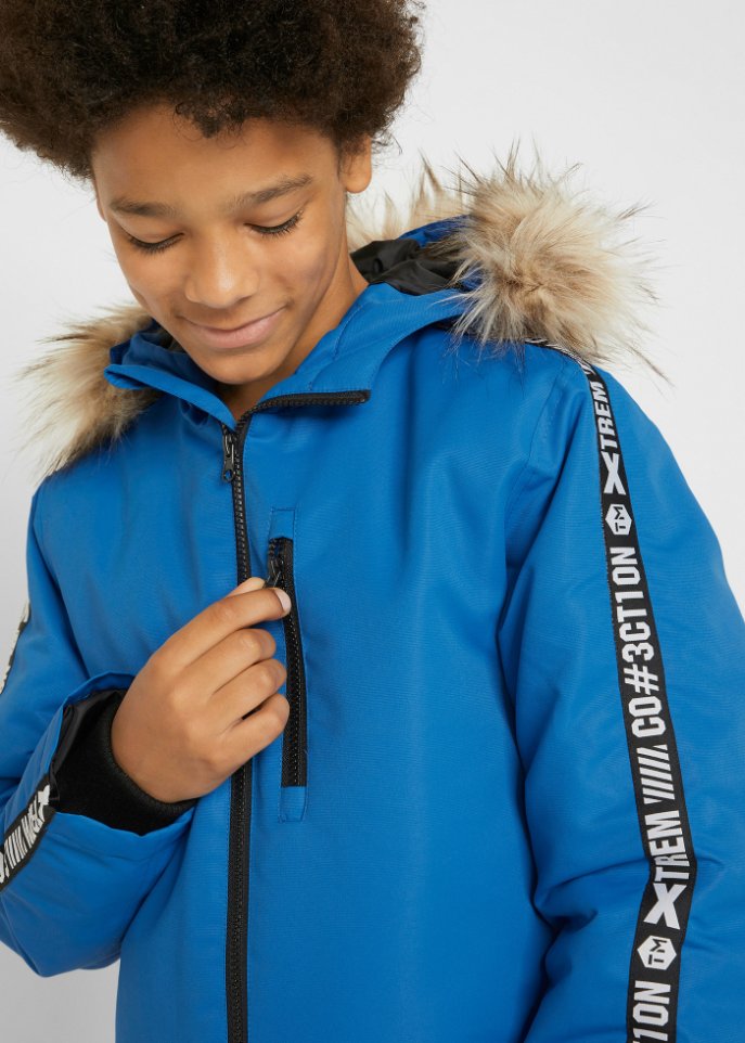 Jungen Winterjacke mit Kapuze