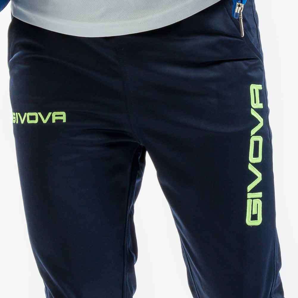Givova Tuta Campo Trainingsanzug mittelblau/neongelb