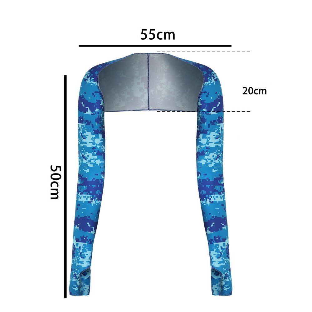 Sonnenschutz 2 Stück UV-Schutz Bolero Damen Sonnenschutz Schal Armstulpen, GelldG
