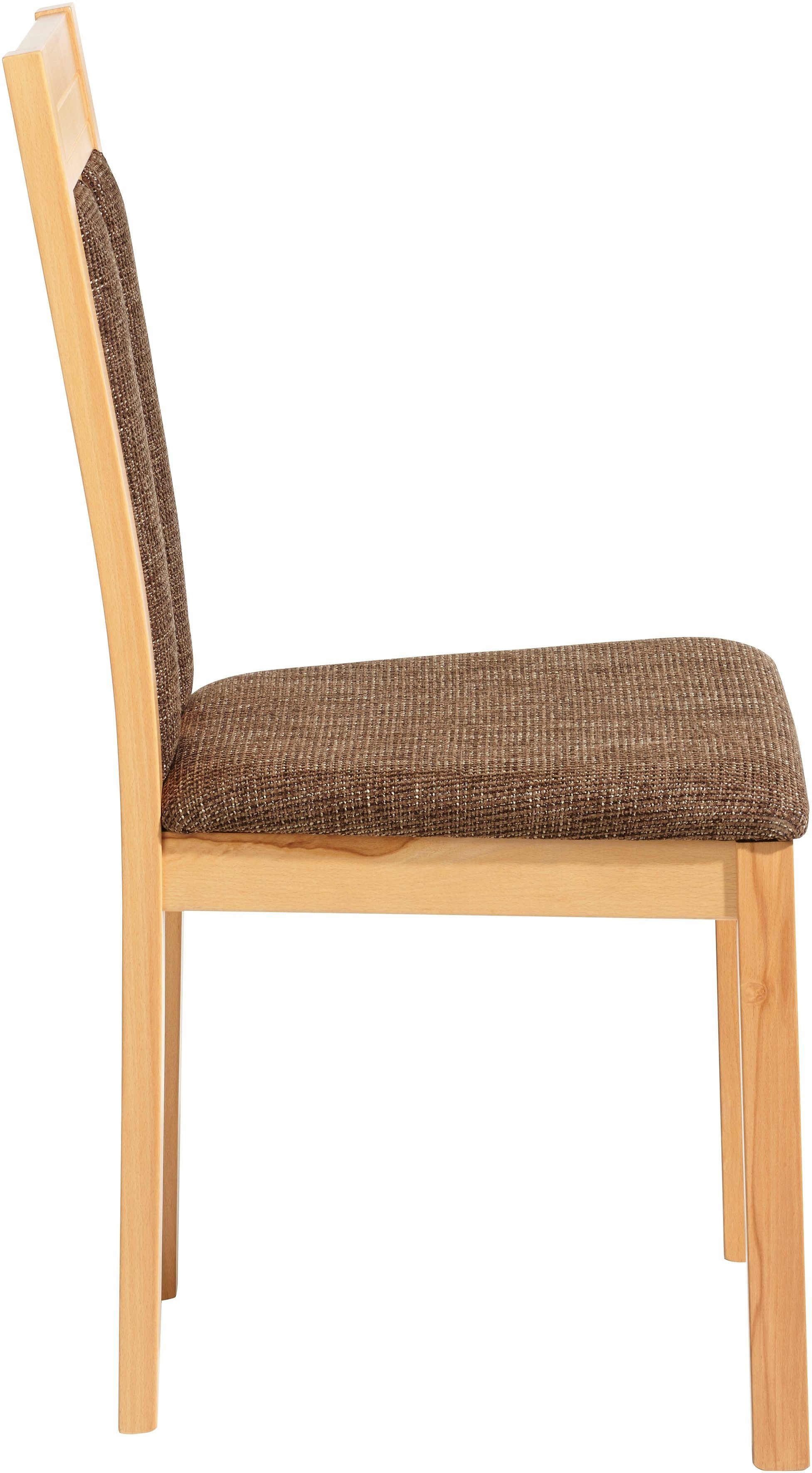 SCHÖSSWENDER 4-Fußstuhl (Set, 2 St), Gestell Massivholz