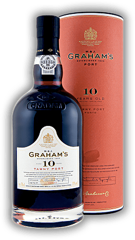 Graham's 10 Years Graham's 10 Years Ein wunderbares Beispiel für die komplexen Aromen eines Tawny Port. Alter 10 J. - 0,75	 Liter - Vol 20%