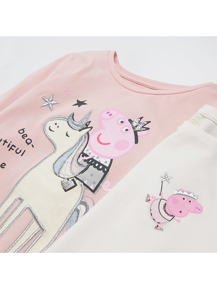 COOL CLUB 2er-Set: Longsleeves in Rosa/ Creme günstig kaufen