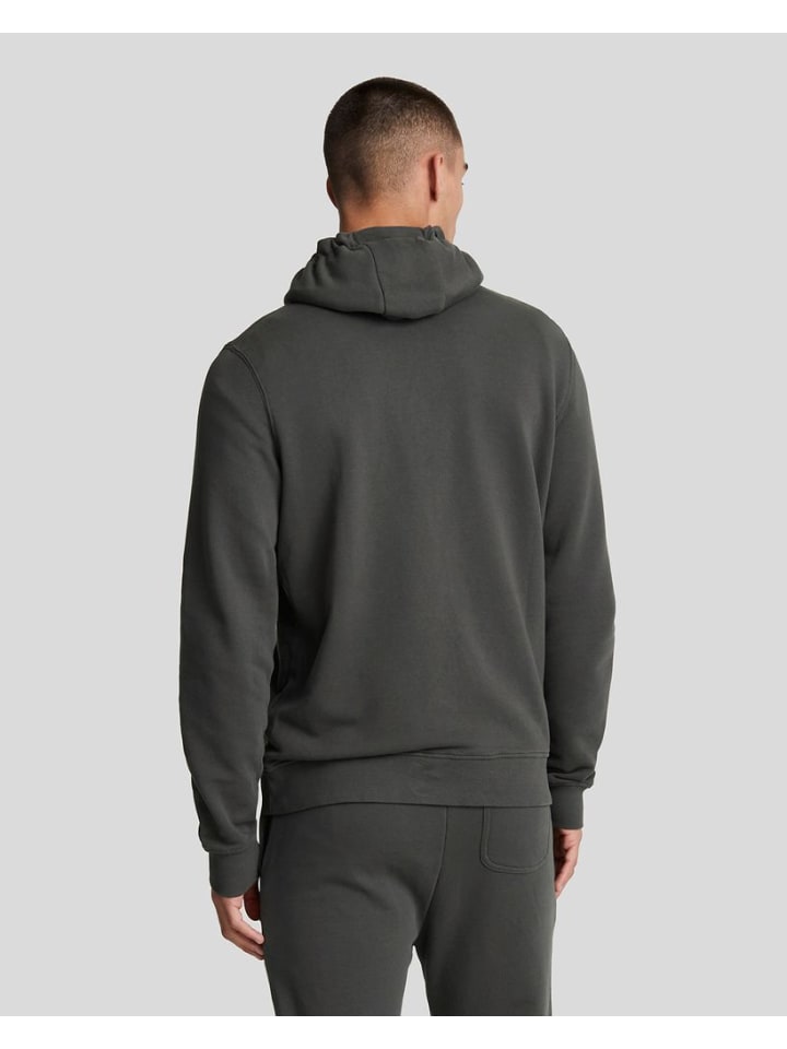 Lyle & Scott Kapuzensweatjacke in Anthrazit günstig kaufen XXL