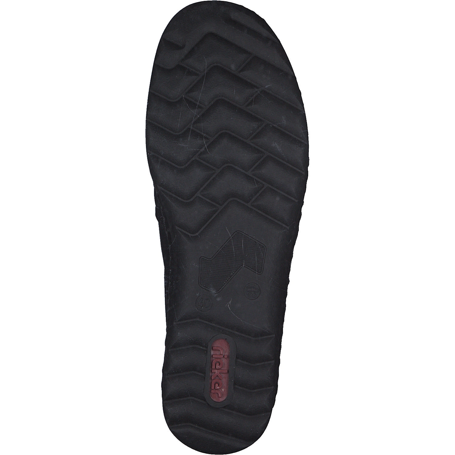 Rieker 48964, Slipper, Damen, schwarz