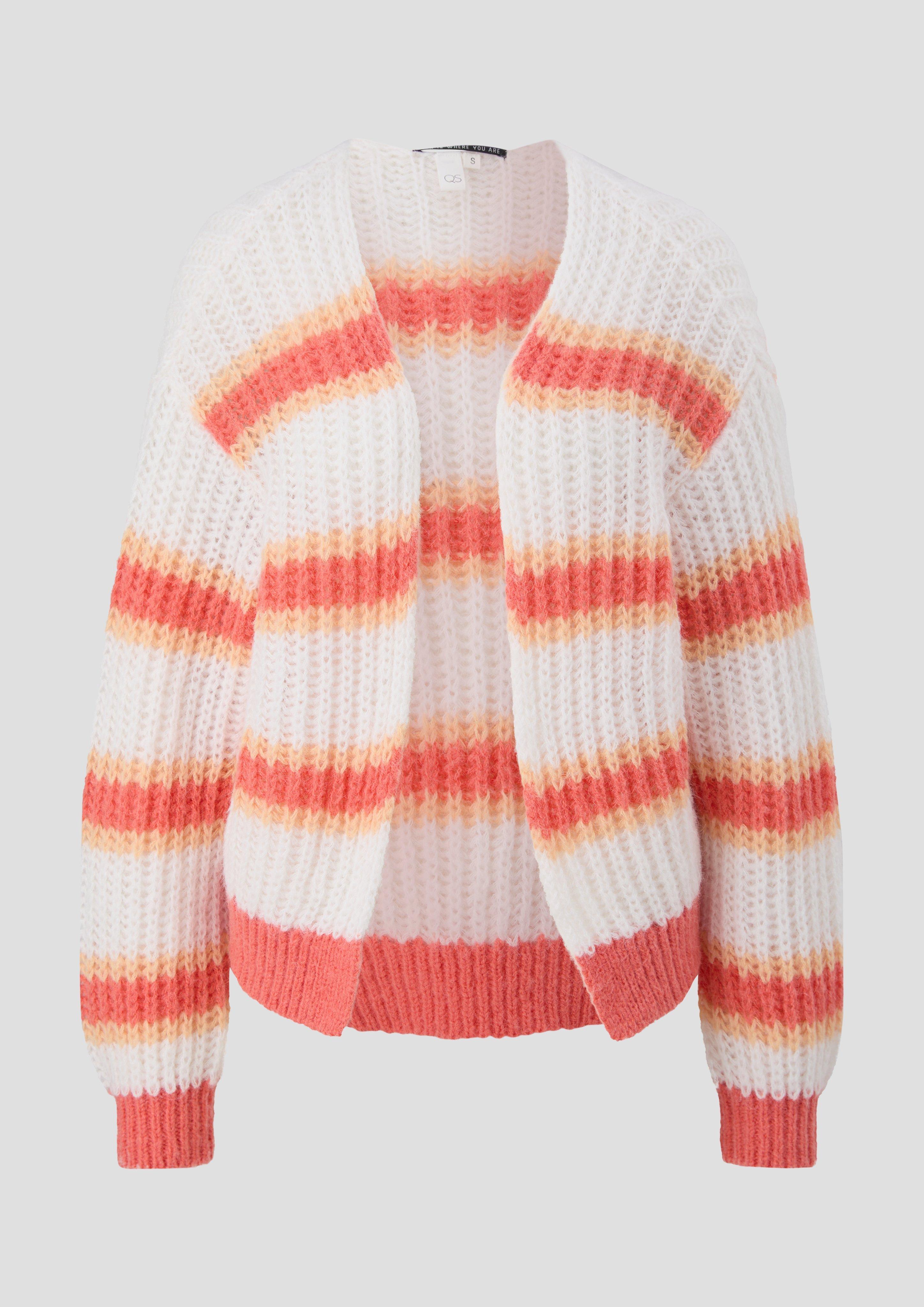 Gestreifter Cardigan im Loose Fit  2140975-02G0