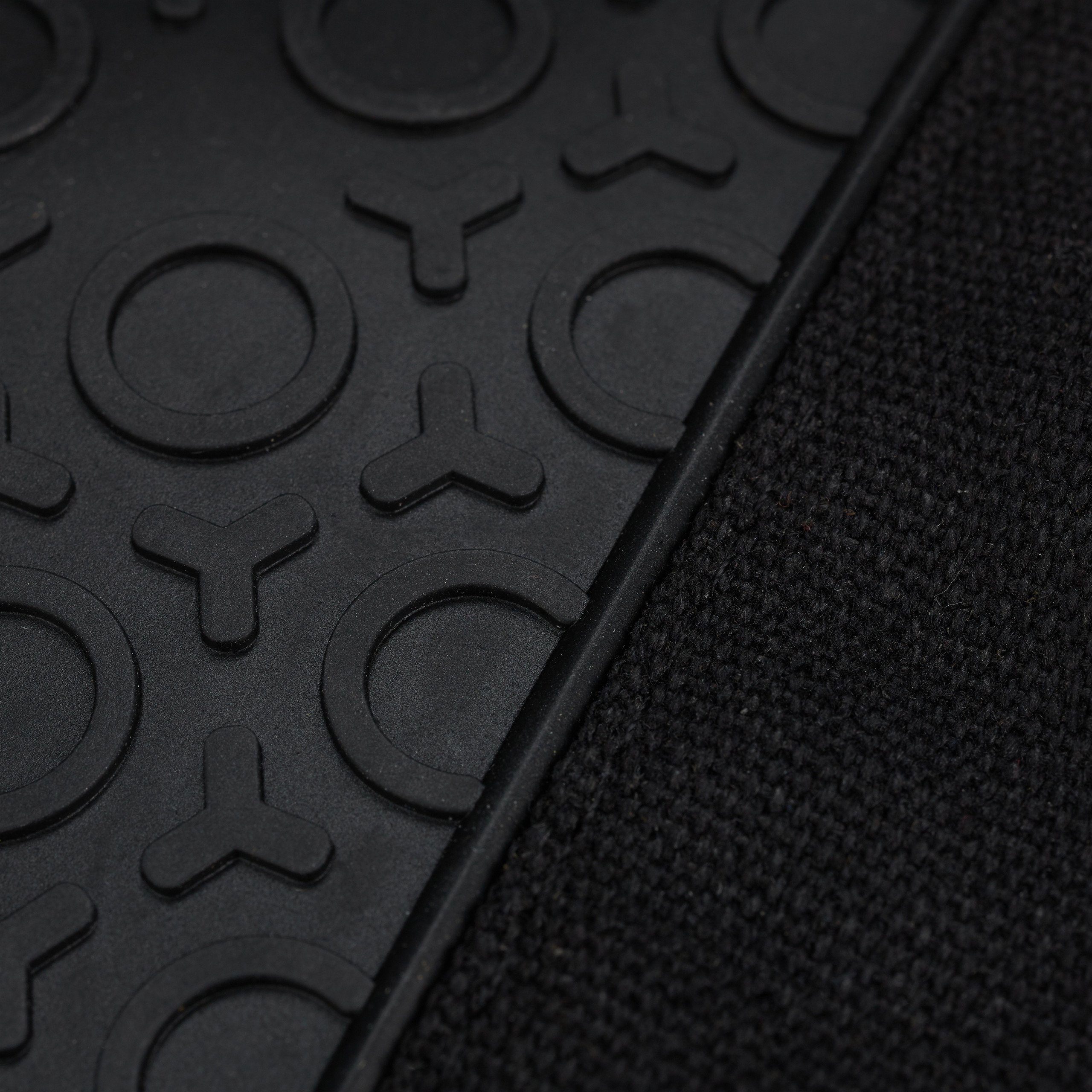 relaxdays Topflappen 1 Paar Ofenhandschuhe Silikon schwarz