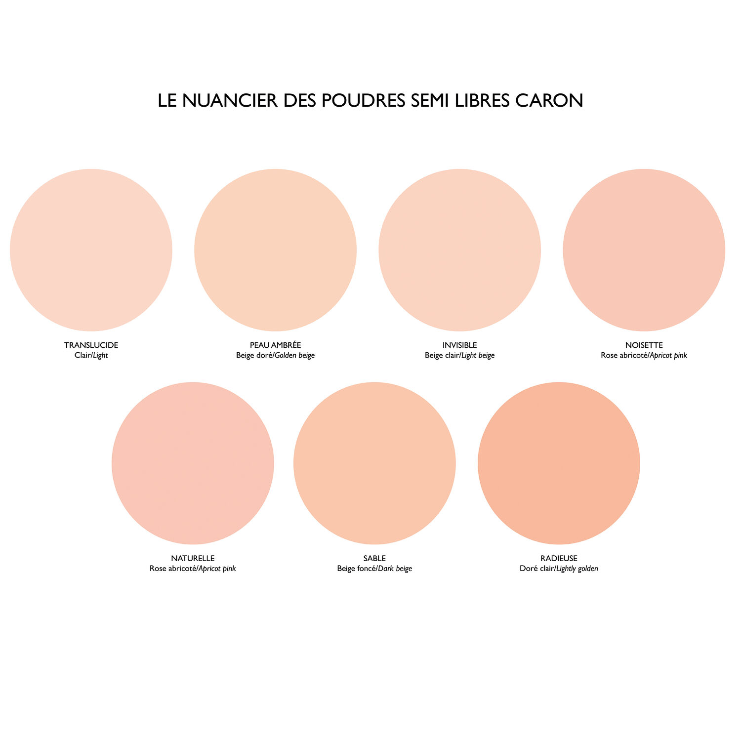 Caron Poudre Semi-Libre Tous les types de peaux