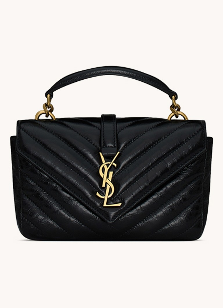 Geantă mini Saint Laurent College din piele de vițel