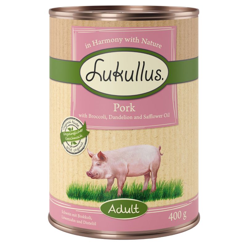 Lukullus Naturkost Adult Getreidefrei 6 x 400 g